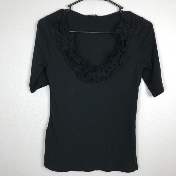 Express Tops - 3/$20 Express Dreamweight Ruffle Tee